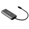 StarTech.com 4 Port USB C Hub mit 2x USB A & 2x USB C – SuperSpeed 10 Gbit/s USB Typ-C 3.1/3.2 Gen 2 Hub – USB-Bus-Stromversorgung – Tragbarer USB-C-auf-USB-Adapter-Hub – Aluminium – 25 cm (9,8 Zoll) Kabel