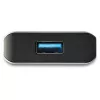 StarTech.com 4 Port USB C Hub mit 2x USB A & 2x USB C – SuperSpeed 10 Gbit/s USB Typ-C 3.1/3.2 Gen 2 Hub – USB-Bus-Stromversorgung – Tragbarer USB-C-auf-USB-Adapter-Hub – Aluminium – 25 cm (9,8 Zoll) Kabel