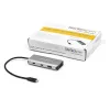 StarTech.com 4 Port USB C Hub mit 2x USB A & 2x USB C – SuperSpeed 10 Gbit/s USB Typ-C 3.1/3.2 Gen 2 Hub – USB-Bus-Stromversorgung – Tragbarer USB-C-auf-USB-Adapter-Hub – Aluminium – 25 cm (9,8 Zoll) Kabel
