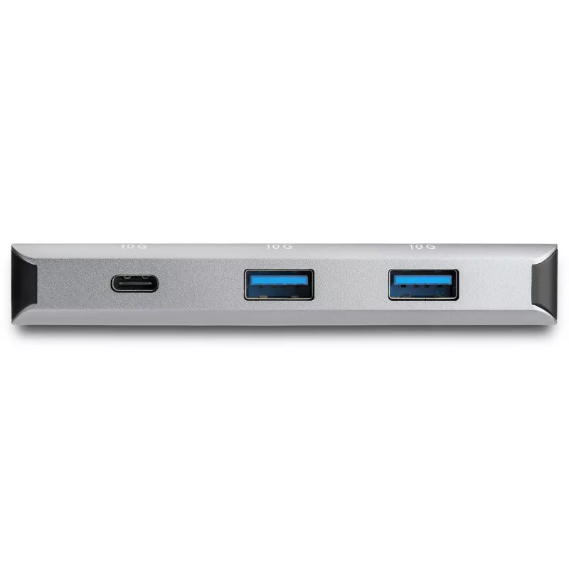 StarTech.com 4-Port-USB-C-Hub mit 3x USB-A & 1x USB-C – SuperSpeed 10 Gbit/s USB Type-C 3.1/3.2 Gen 2 Hub – USB-Bus-Powered – Kompakter USB-C-auf-USB-Adapter-Hub – Tragbarer/Laptop-Hub – Aluminium