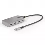 StarTech.com 4-Port USB-C-Hub mit USB-C DP Alt Mode Videoausgabe 4K 60Hz - 3x USB-A, 1x USB Typ-C, 100W Power Delivery Durchgang, USB 3.2 10Gbps, 30cm Kabel, tragbarer USB-Hub