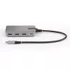 StarTech.com 4-Port USB-C-Hub mit USB-C DP Alt Mode Videoausgabe 4K 60Hz - 3x USB-A, 1x USB Typ-C, 100W Power Delivery Durchgang, USB 3.2 10Gbps, 30cm Kabel, tragbarer USB-Hub