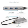 StarTech.com 4-Port USB-C-Hub mit USB-C DP Alt Mode Videoausgabe 4K 60Hz - 3x USB-A, 1x USB Typ-C, 100W Power Delivery Durchgang, USB 3.2 10Gbps, 30cm Kabel, tragbarer USB-Hub