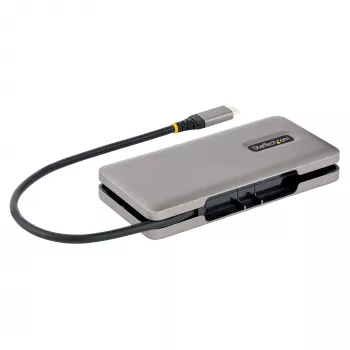StarTech.com 4-Port USB-C Hub – 1x USB-A & 3x USB-C-Anschlüsse – USB 3.2 Gen 2 (10 Gbit/s) – Bus-betrieben – USB-Typ-C-Hub mit 32 cm umlaufendem Kabel – Tragbarer USB-C-auf-USB-A-Hub