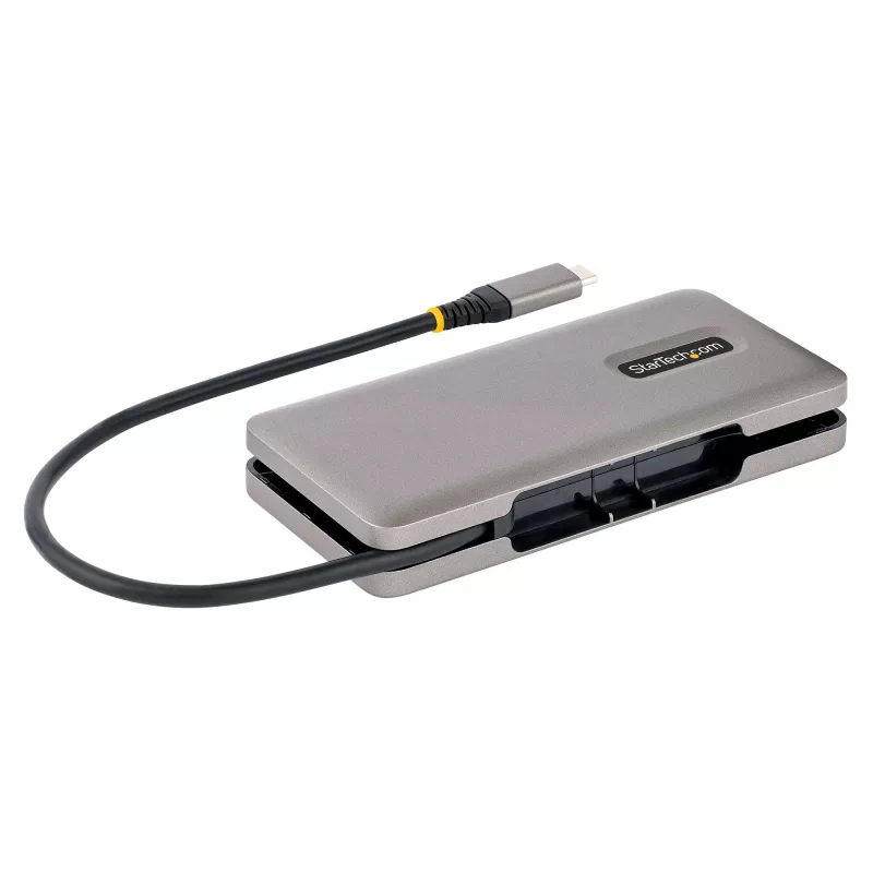 StarTech.com 4-Port USB-C Hub – 1x USB-A & 3x USB-C-Anschlüsse – USB 3.2 Gen 2 (10 Gbit/s) – Bus-betrieben – USB-Typ-C-Hub mit 32 cm umlaufendem Kabel – Tragbarer USB-C-auf-USB-A-Hub