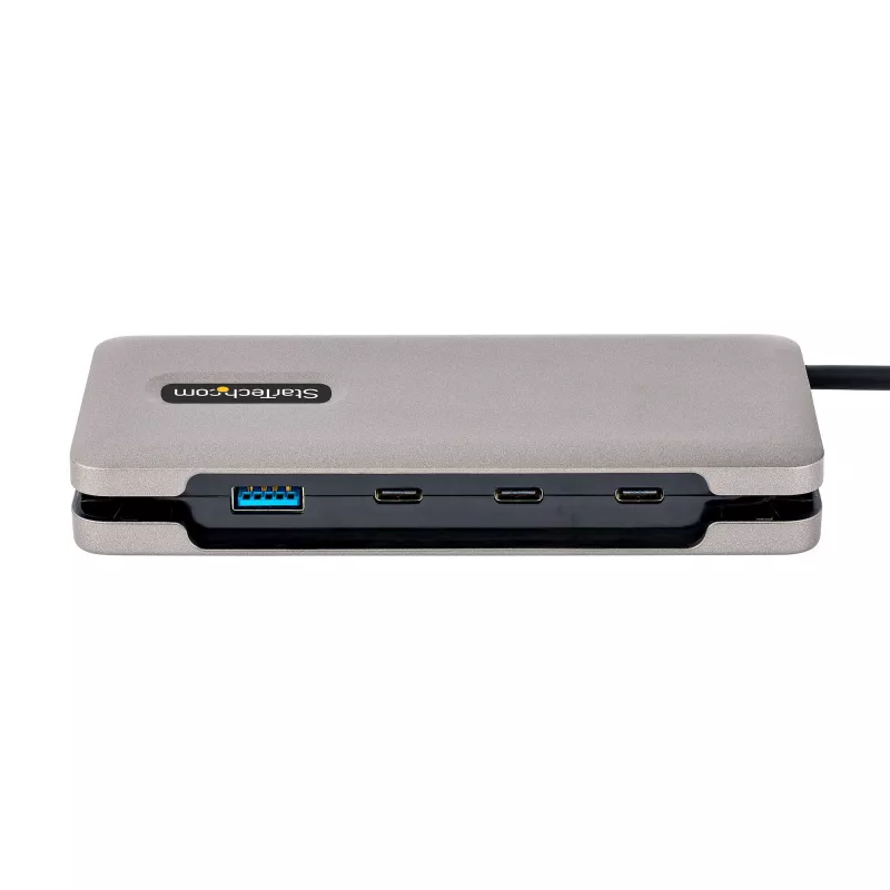 StarTech.com 4-Port USB-C Hub – 1x USB-A & 3x USB-C-Anschlüsse – USB 3.2 Gen 2 (10 Gbit/s) – Bus-betrieben – USB-Typ-C-Hub mit 32 cm umlaufendem Kabel – Tragbarer USB-C-auf-USB-A-Hub