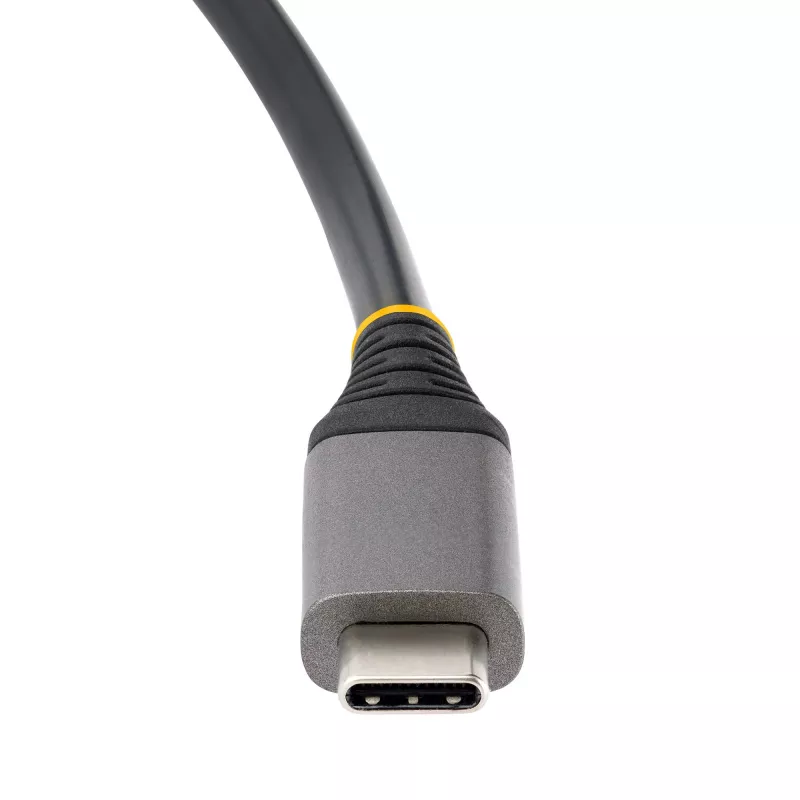 StarTech.com 4-Port USB-C Hub – 1x USB-A & 3x USB-C-Anschlüsse – USB 3.2 Gen 2 (10 Gbit/s) – Bus-betrieben – USB-Typ-C-Hub mit 32 cm umlaufendem Kabel – Tragbarer USB-C-auf-USB-A-Hub