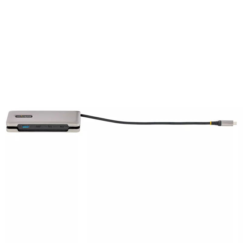 StarTech.com 4-Port USB-C Hub – 1x USB-A & 3x USB-C-Anschlüsse – USB 3.2 Gen 2 (10 Gbit/s) – Bus-betrieben – USB-Typ-C-Hub mit 32 cm umlaufendem Kabel – Tragbarer USB-C-auf-USB-A-Hub