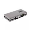 StarTech.com 4-Port USB-C Hub, 4x USB-C-Anschlüsse, USB 3.2 Gen 2 (10Gbit/s) – Tragbarer USB-C-Hub mit 100W Power Delivery Pass-Through – USB Typ-C Hub mit 32 cm Wrap-Around-Kabel