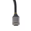 StarTech.com 4-Port USB-C Hub, 4x USB-C-Anschlüsse, USB 3.2 Gen 2 (10Gbit/s) – Tragbarer USB-C-Hub mit 100W Power Delivery Pass-Through – USB Typ-C Hub mit 32 cm Wrap-Around-Kabel
