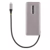 StarTech.com 4-Port USB-C Hub, 4x USB-C-Anschlüsse, USB 3.2 Gen 2 (10Gbit/s) – Tragbarer USB-C-Hub mit 100W Power Delivery Pass-Through – USB Typ-C Hub mit 32 cm Wrap-Around-Kabel