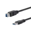 StarTech.com 4-zu-4 USB 3.0 Peripherie-Umschaltbox, 5 Gbit/s, Micro-USB Typ-B, Schwarz, Kunststoff, CE, FCC, REACH, 0 - 40 °C