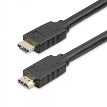 StarTech.com 50ft (15m) HDMI 2.0 Kabel - 4K 60Hz Aktives HDMI Kabel - CL2 zertifiziert für Wandinstallation - Langes, robustes High Speed UHD HDMI Kabel - HDR, 18 Gbit/s - Stecker zu Stecker Kabel - Schwarz