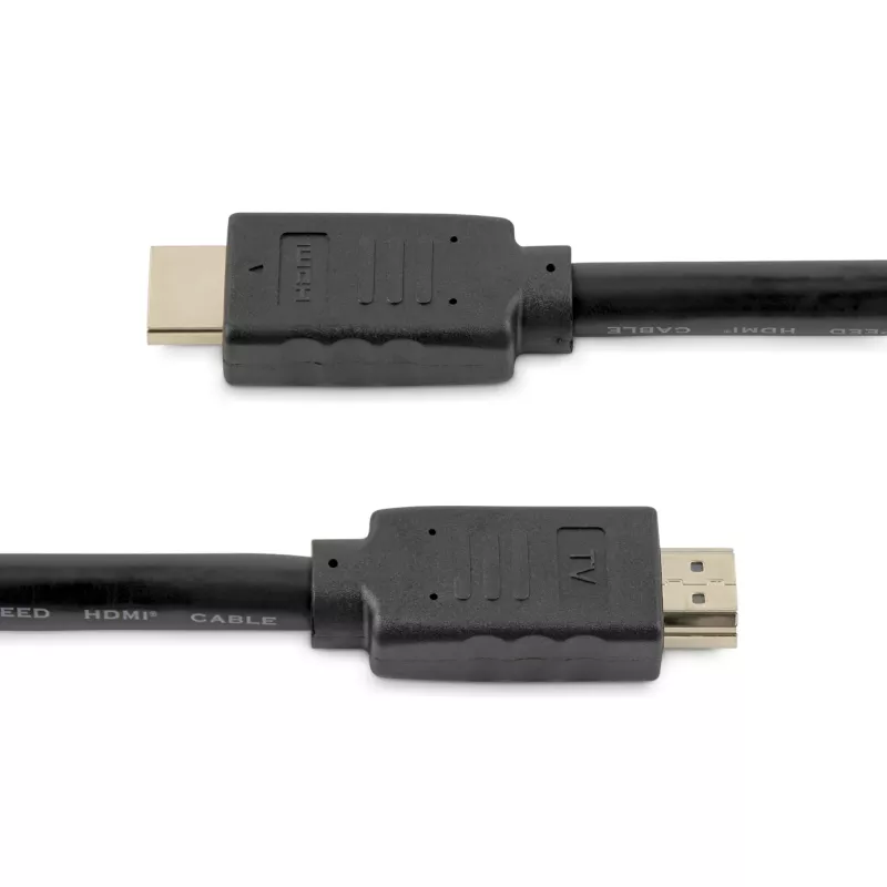 StarTech.com 50ft (15m) HDMI 2.0 Kabel - 4K 60Hz Aktives HDMI Kabel - CL2 zertifiziert für Wandinstallation - Langes, robustes High Speed UHD HDMI Kabel - HDR, 18 Gbit/s - Stecker zu Stecker Kabel - Schwarz