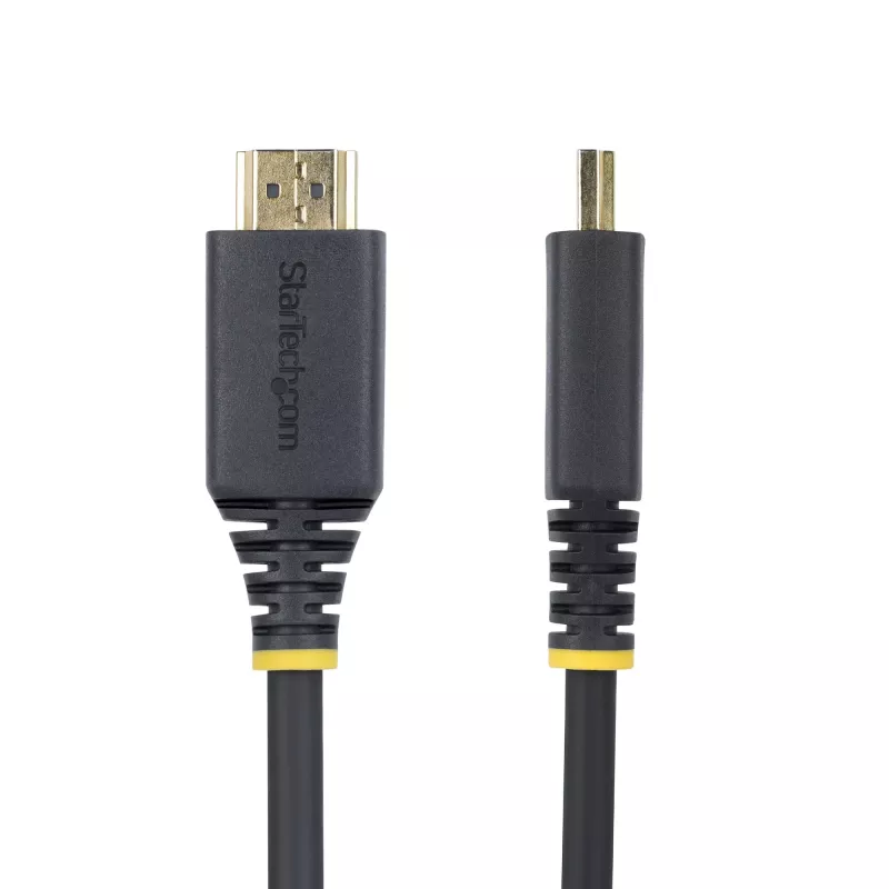 StarTech.com 1m (3.3ft) Premium zertifiziertes Hochgeschwindigkeits-HDMI-Kabel, 4K 60Hz/1440p 144Hz, HDR10/HDCP 2.2/ARC, 18Gbit/s, UHD HDMI 2.0 Kabel für TV/Monitor/Anzeige, TPE-Mantel