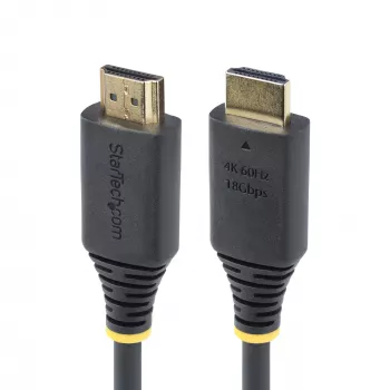 StarTech.com 30cm (1ft) High Speed HDMI Kabel, 4K 60Hz/1440p 144Hz, HDR10/HDCP 2.2/ARC, 18Gbps, UHD HDMI 2.0 Kabel für TV/Monitor/Display, TPE-Mantel