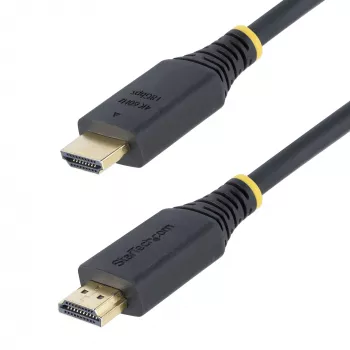 StarTech.com 30cm (1ft) High Speed HDMI Kabel, 4K 60Hz/1440p 144Hz, HDR10/HDCP 2.2/ARC, 18Gbps, UHD HDMI 2.0 Kabel für TV/Monitor/Display, TPE-Mantel