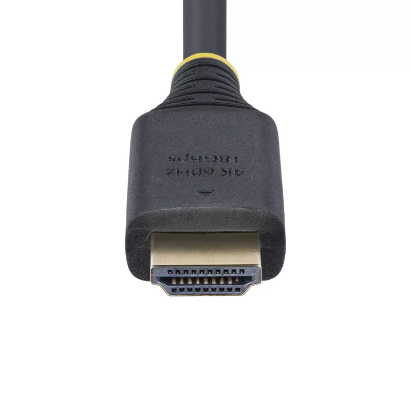 StarTech.com 30cm (1ft) High Speed HDMI Kabel, 4K 60Hz/1440p 144Hz, HDR10/HDCP 2.2/ARC, 18Gbps, UHD HDMI 2.0 Kabel für TV/Monitor/Display, TPE-Mantel
