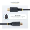 StarTech.com 30cm (1ft) High Speed HDMI Kabel, 4K 60Hz/1440p 144Hz, HDR10/HDCP 2.2/ARC, 18Gbps, UHD HDMI 2.0 Kabel für TV/Monitor/Display, TPE-Mantel