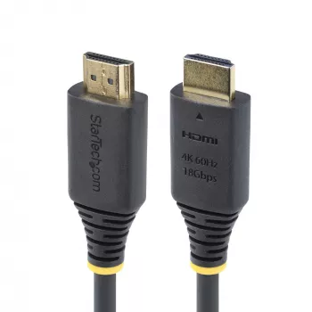 StarTech.com 4 m (13 ft) Premium-zertifiziertes High-Speed-HDMI-Kabel, 4K 60Hz/1440p 144Hz, HDR10/HDCP 2.2/ARC, 18 Gbit/s, UHD HDMI 2.0 Kabel für TV/Monitor/Display, TPE-Mantel