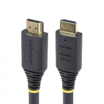StarTech.com 7m Premium-zertifiziertes High-Speed-HDMI-Kabel, 4K 60Hz/1440p 144Hz, HDR10/HDCP 2.2/ARC, 18 Gbit/s, UHD HDMI 2.0 Kabel für TV/Monitor/Display, TPE-Mantel
