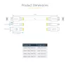StarTech.com 7m Premium-zertifiziertes High-Speed-HDMI-Kabel, 4K 60Hz/1440p 144Hz, HDR10/HDCP 2.2/ARC, 18 Gbit/s, UHD HDMI 2.0 Kabel für TV/Monitor/Display, TPE-Mantel