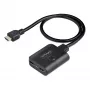 StarTech.com 2-Port HDMI-Splitter, 4K 60Hz HDMI 2.0 Video, 4K HDMI-Splitter 1 In 2 Out, 1x2 HDMI Display/Ausgangs-Splitter, HDR/HDCP, 50 cm integriertes HDMI-Kabel