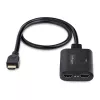 StarTech.com 2-Port HDMI-Splitter, 4K 60Hz HDMI 2.0 Video, 4K HDMI-Splitter 1 In 2 Out, 1x2 HDMI Display/Ausgangs-Splitter, HDR/HDCP, 50 cm integriertes HDMI-Kabel