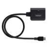 StarTech.com 2-Port HDMI-Splitter, 4K 60Hz HDMI 2.0 Video, 4K HDMI-Splitter 1 In 2 Out, 1x2 HDMI Display/Ausgangs-Splitter, HDR/HDCP, 50 cm integriertes HDMI-Kabel