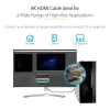StarTech.com 10ft (3m) HDMI 2.1 Kabel 8K – Zertifiziertes Ultra High Speed HDMI Kabel 48 Gbit/s – 8K 60Hz/4K 120Hz HDR10+ eARC – Ultra HD 8K HDMI Kabel – Monitor/TV/Display – Flexibler TPE-Mantel