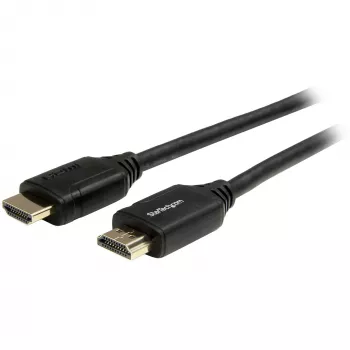 StarTech.com 2 m Premium zertifiziertes HDMI 2.0 Kabel mit Ethernet – Hochgeschwindigkeits-Ultra-HD-4K-60Hz-HDMI-Kabel HDR10 – HDMI-Kabel (Stecker/Stecker) – für UHD-Monitore, Fernseher, Displays
