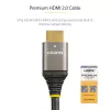StarTech.com 3m Premium zertifiziertes HDMI 2.0 Kabel – High Speed Ultra HD 4K 60Hz HDMI-Kabel mit Ethernet – HDR10, ARC – UHD HDMI-Videokabel – Für UHD-Monitore, TVs, Displays – M/M