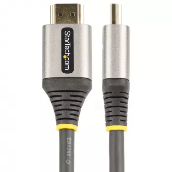 StarTech.com 5 m Premium zertifiziertes HDMI 2.0 Kabel – High-Speed Ultra HD 4K 60Hz HDMI-Kabel mit Ethernet – HDR10, ARC – UHD HDMI-Videokabel – Für UHD Monitore, Fernseher, Displays – M/M