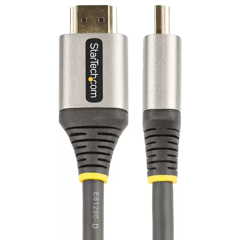StarTech.com 5 m Premium zertifiziertes HDMI 2.0 Kabel – High-Speed Ultra HD 4K 60Hz HDMI-Kabel mit Ethernet – HDR10, ARC – UHD HDMI-Videokabel – Für UHD Monitore, Fernseher, Displays – M/M