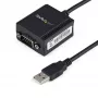 StarTech.com 1 Port FTDI USB auf Seriell RS232 Adapterkabel mit COM-Erhaltung