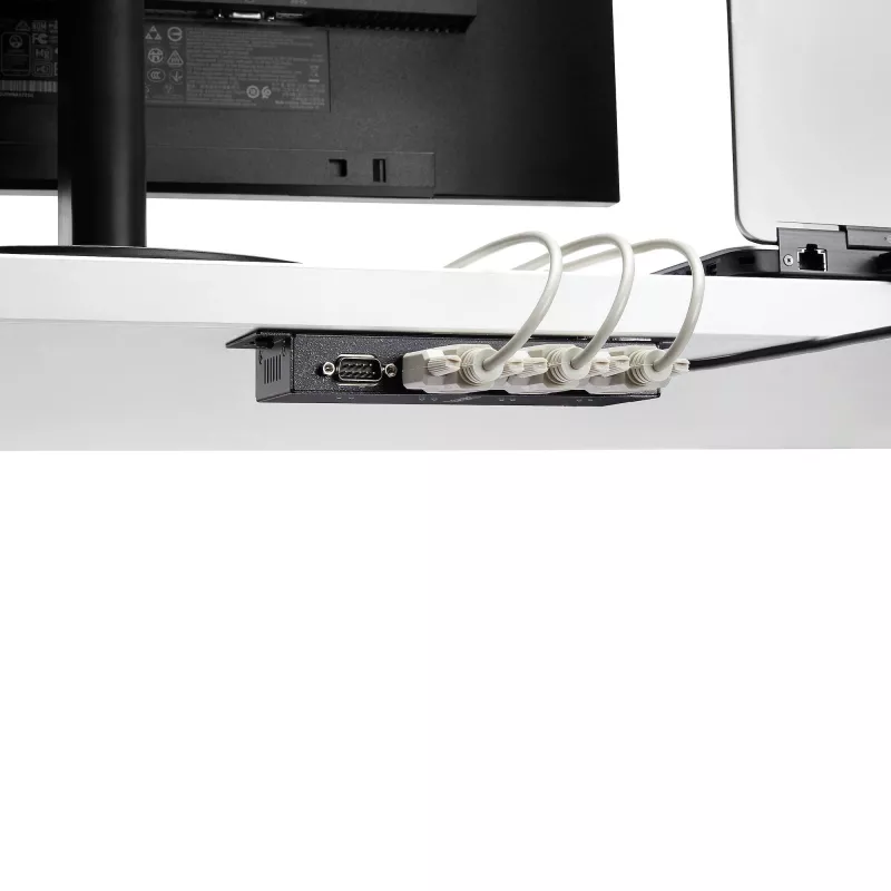 StarTech.com 4-Port USB auf DB9 RS232 Seriell Adapter Hub – Industrielle DIN-Schienen- und Wandmontage