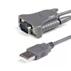 StarTech.com 3ft (91cm) 1-Port USB zu Seriell Kabel, DB9/DB25 RS232 zu USB Konverter, Prolific, USB zu Seriell Adapter