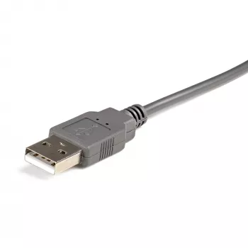 StarTech.com 3ft (91cm) 1-Port USB zu Seriell Kabel, DB9/DB25 RS232 zu USB Konverter, Prolific, USB zu Seriell Adapter