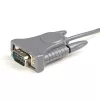 StarTech.com 3ft (91cm) 1-Port USB zu Seriell Kabel, DB9/DB25 RS232 zu USB Konverter, Prolific, USB zu Seriell Adapter