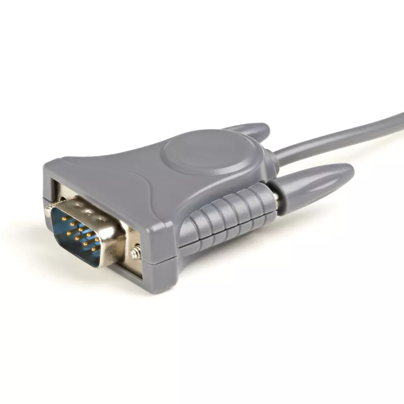 StarTech.com 3ft (91cm) 1-Port USB zu Seriell Kabel, DB9/DB25 RS232 zu USB Konverter, Prolific, USB zu Seriell Adapter