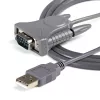 StarTech.com 3ft (91cm) 1-Port USB zu Seriell Kabel, DB9/DB25 RS232 zu USB Konverter, Prolific, USB zu Seriell Adapter