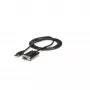 StarTech.com 6ft (1,8m) 1-Port USB zu Seriell RS232 Adapter, FTDI DB9 Seriell DCE Adapterkabel, Nullmodem, USB 2.0 - TAA