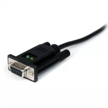 StarTech.com 6ft (1,8m) 1-Port USB zu Seriell RS232 Adapter, FTDI DB9 Seriell DCE Adapterkabel, Nullmodem, USB 2.0 - TAA