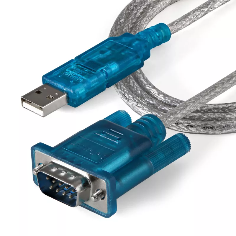 StarTech.com 3ft (91 cm) 1-Port USB-zu-RS232-DB9-Seriell-Adapterkabel, USB-zu-Seriell-Adapterkabel – M/M