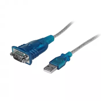 StarTech.com 43 cm (17 Zoll) 1-Port USB auf RS232 DB9 Seriell-Adapterkabel, USB auf Seriell-Adapterkabel - M/M