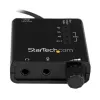 StarTech.com USB Stereo Audio Adapter Externe Soundkarte mit SPDIF Digital Audio und Stereo Mikrofon
