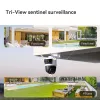 IP-Überwachungskamera IMOU Cruiser Triple IPC-S7UP-11M0WED — 2880×1620, 6 mm, 8× digitaler Zoom, kabelgebunden & kabellos, Außenbereich, Decken-/Wandmontage