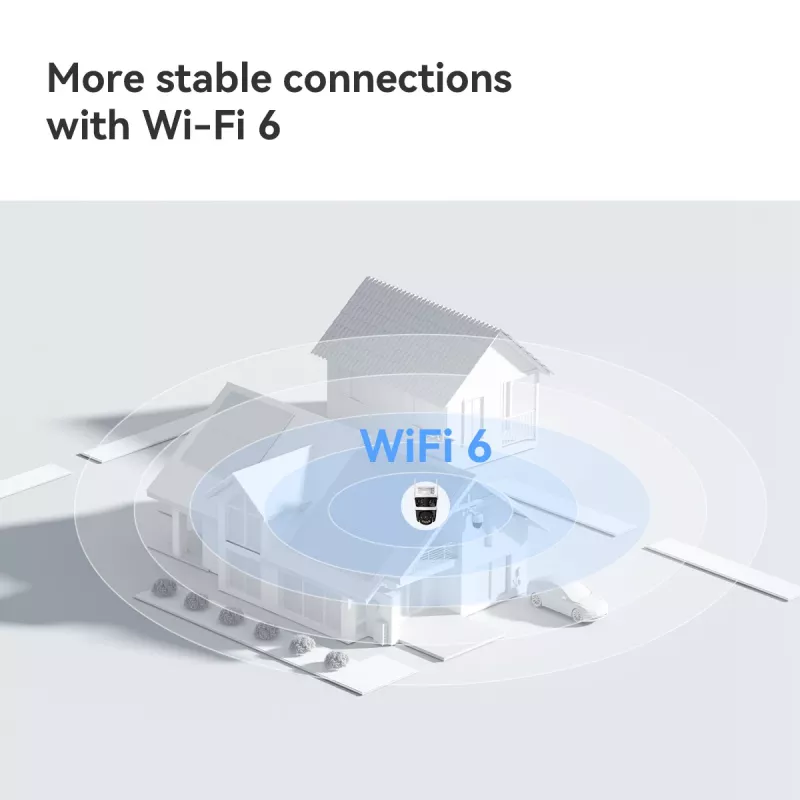 IP-Überwachungskamera IMOU Cruiser Triple IPC-S7UP-11M0WED — 2880×1620, 6 mm, 8× digitaler Zoom, kabelgebunden & kabellos, Außenbereich, Decken-/Wandmontage