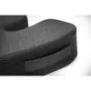 Kensington Premium Cool-Gel Sitzkissen, Sitzkissen, Memory-Schaum, Stuhl, Schwarz, Einfarbig, Reißverschluss