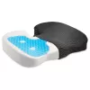 Kensington Premium Cool-Gel Sitzkissen, Sitzkissen, Memory-Schaum, Stuhl, Schwarz, Einfarbig, Reißverschluss